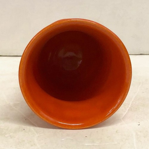 Bauer Vintage Plain Ware Orange Goblet - Picture 3 of 10