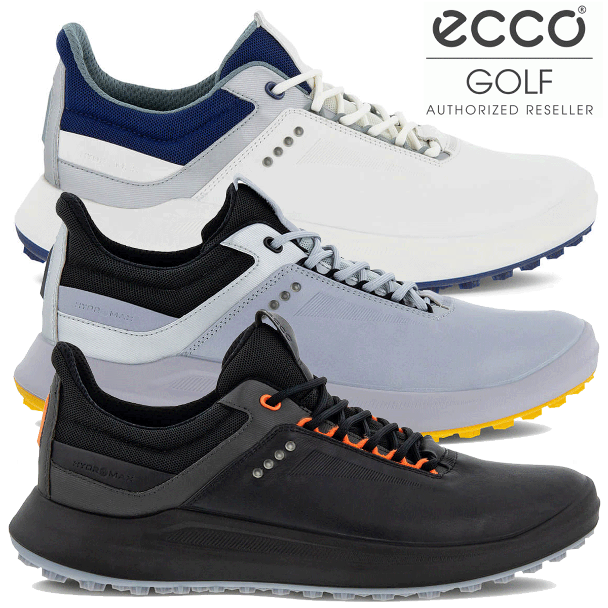 ECCO M GOLF CORE MENS HydroMax WATERPROOF GOLF SHOES ALL COLOURS SIZES eBay