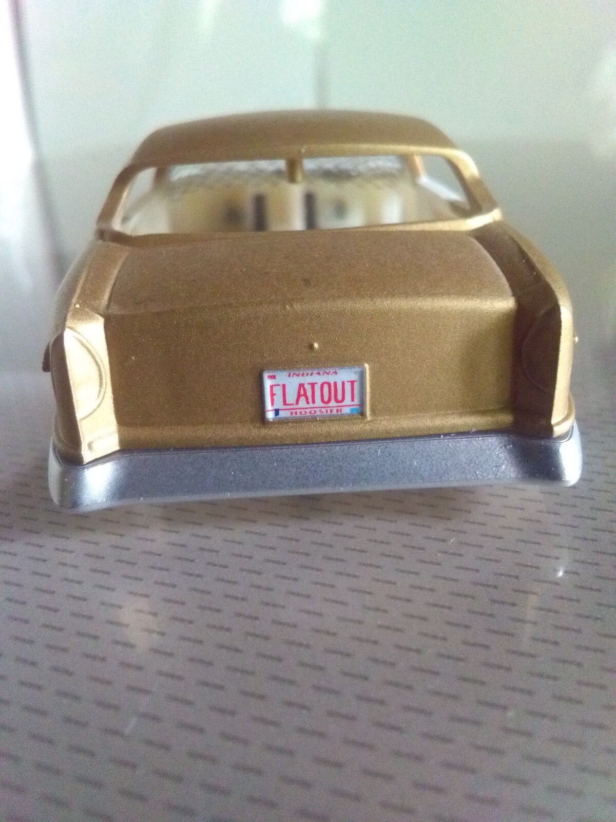 DASH HO SLOT CAR '55 CHEVY BEL AIR HANDCRAFTED CUSTOM BODY 87 WHITE