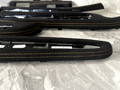 BMW E46 M3 COUPE interior trim set ALCANTARA YELLOW STITCHES LHD