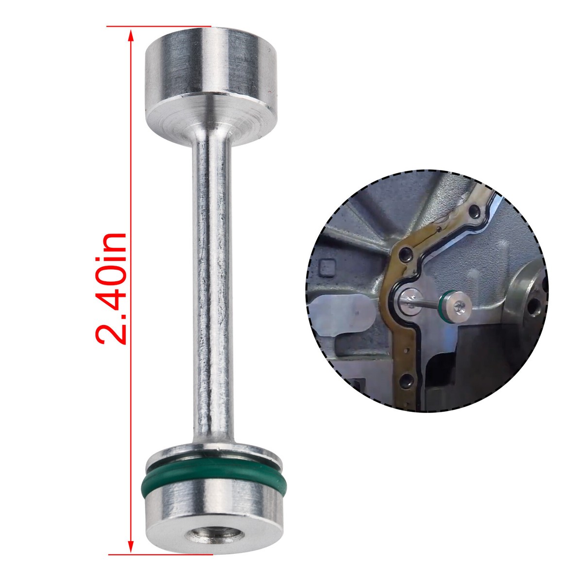LS Billet Barbell & Front Galley Plug LS1 LS2 LS3 ls7 L92 LQ4 LQ9 5.3