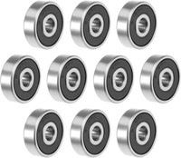 Sourcing Map 10Stk.635-2Rs Kugellager Doppelt Abgedichtete ABEC-3 Lager 5X19X6Mm