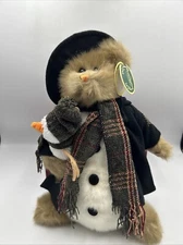 Bearington Frosty Snowbear Limited Edition Collection Snowman Made In USA Vtg