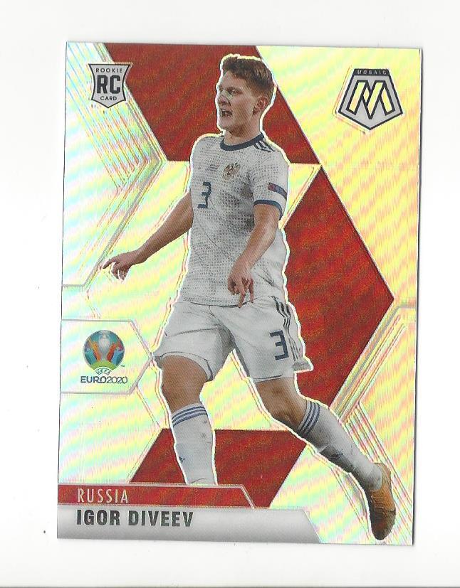 2020-21 Mosaic UEFA Euro Soccer Silver Prizm Singles - You Choose