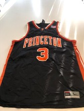 Game Worn Used Princeton Tigers Nike Basketball Jersey Large #3