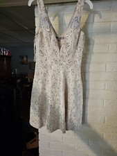 Cocktail Dress- White Sparkle 