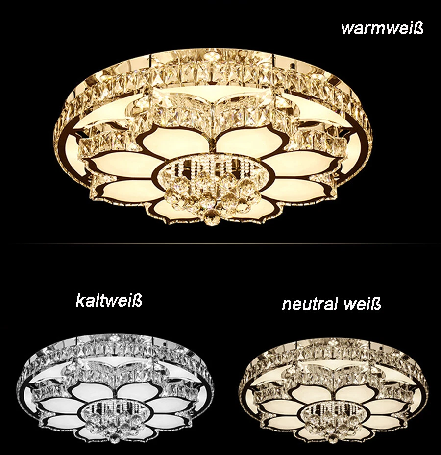 LED Deckenleuchte 3018-78cm mit Fernbedienung Lichtfarbe steuerbar dimmbar A - Bild 4 von 4