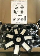 LED Garage Light Screw In, 6 Pack, 6500K Garage Light, 360 Degree Light #385