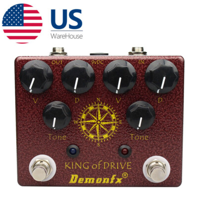 Demonfx King Overdrive Distortion King of Tone Handmade Guitar Effect Pedal PRO