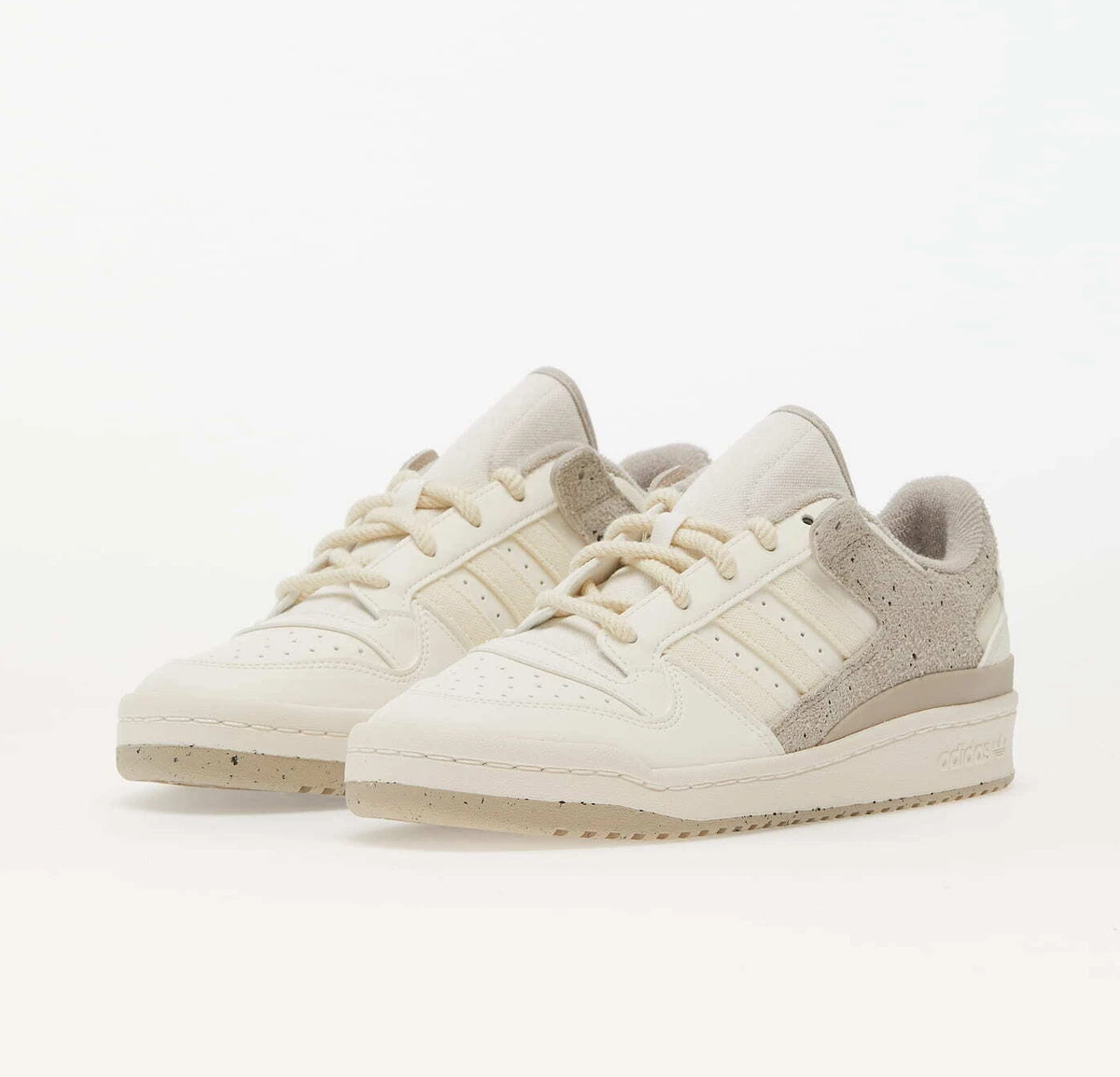 Adidas Originals Forum Low CL Cloud White Beige IE7165 Mens Shoes Sneakers  | eBay