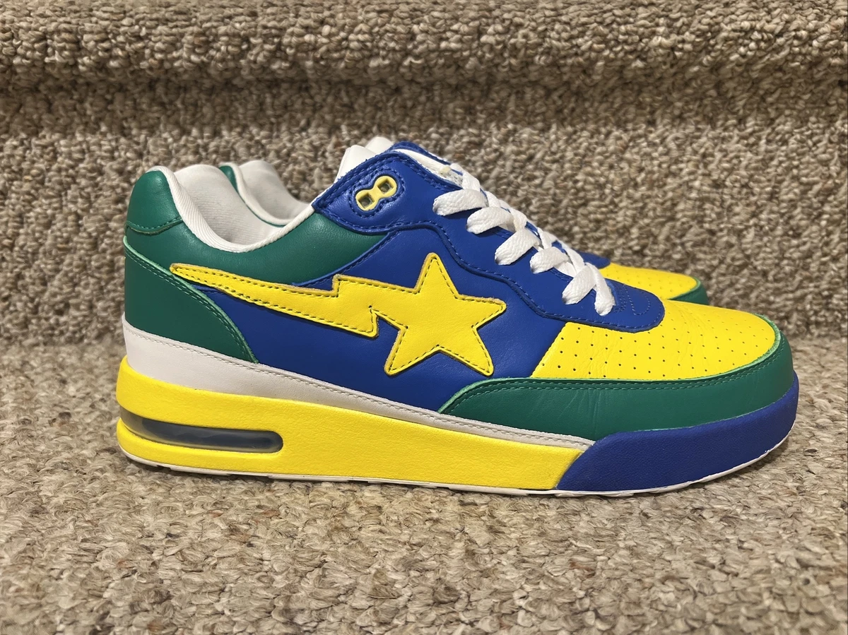 Bapesta yellow blue new arrivals