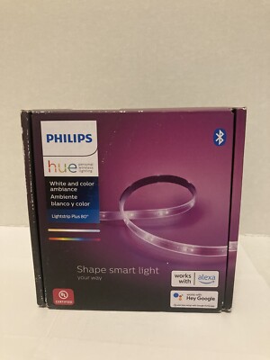 Philips Hue Shape Smart Lightstrip Plus 80'' Wireless LED Light Strip NEW SEALED