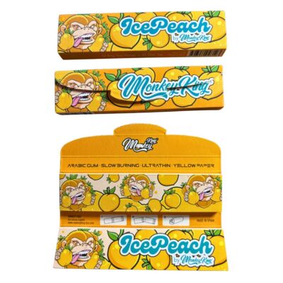 Monkey King Ice Peach - Kingsize Papiere und Tips - Touch and Smell