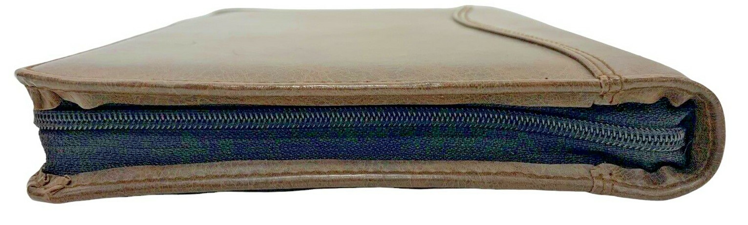 DAY-TIMER Brown Simulated Leather Desk Size Day Planner - #43184 