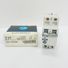 Allen Bradley 1492-CB2H040 DIN Rail Circuit Breaker 4A 2P 480Vac NEW 
