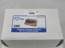 NEW Euro Tool Premium Dapping Punches Set of 24 With Block NIB Sealed