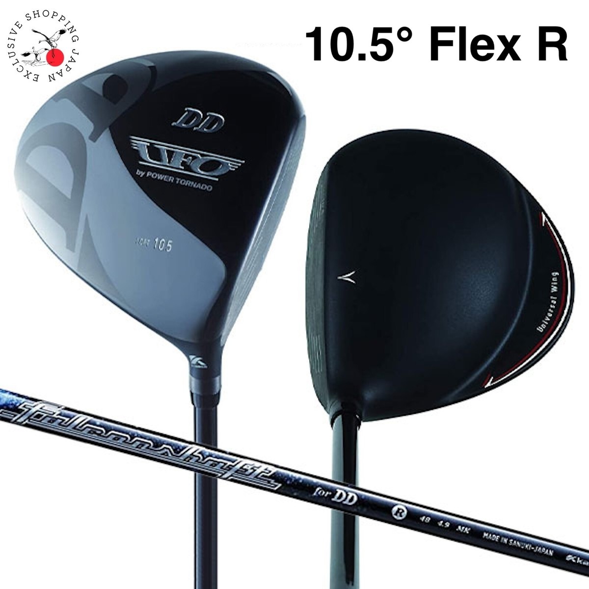Kasco Golf UFO-DD Driver Club 10.5° Men Falcon Shaft For DD Carbon 