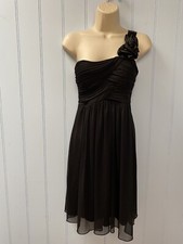 City Triangle Black One Shoulder Dress Size S