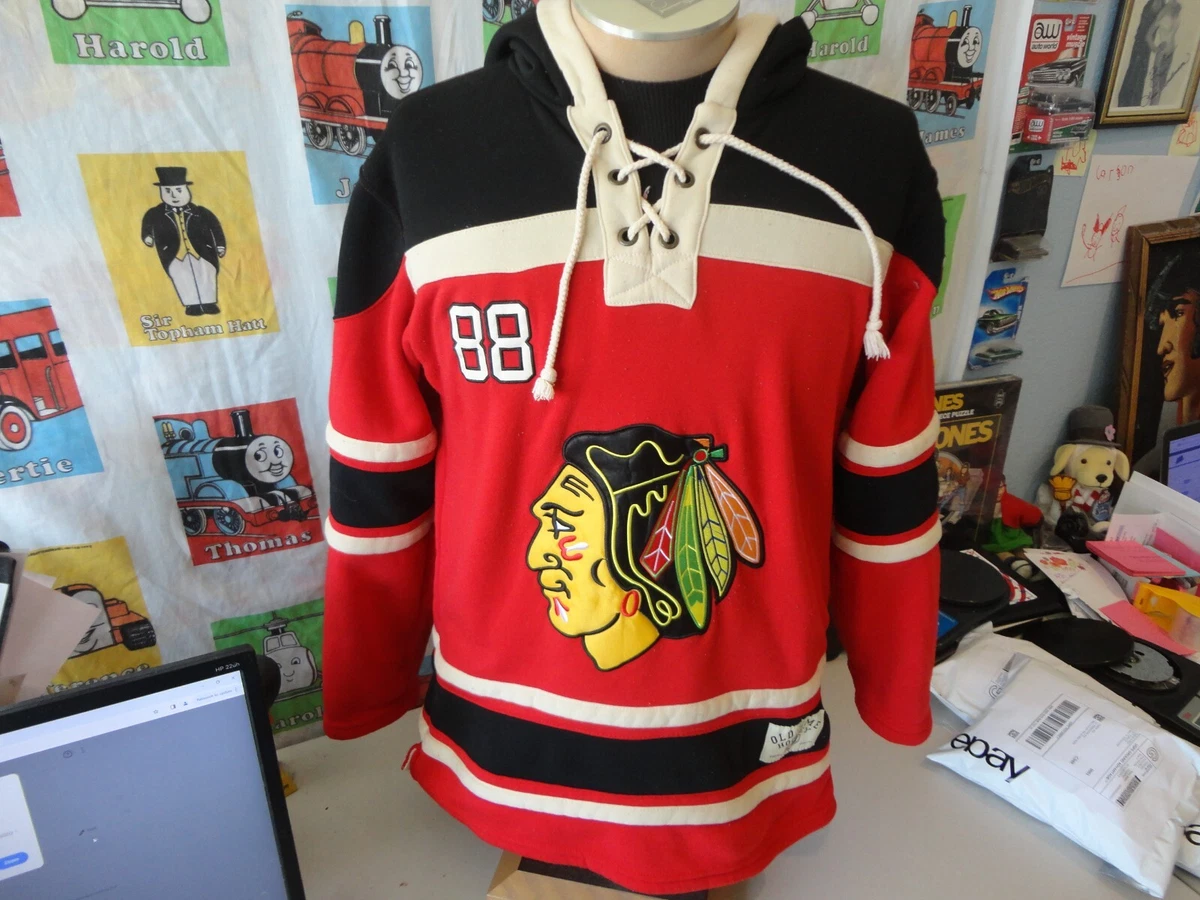 Chicago Blackhawks Patrick Kane Old Time Hockey NHL Jersey Hoodie