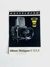 GENUINE HASSELBLAD 60/3.5 DISTAGON C SALES BROCHURE