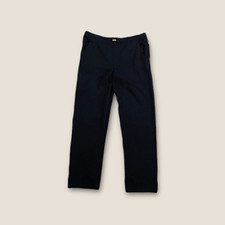 Vintage Y2K St. John Sport Knit Trouser Pant Black 8P-12P