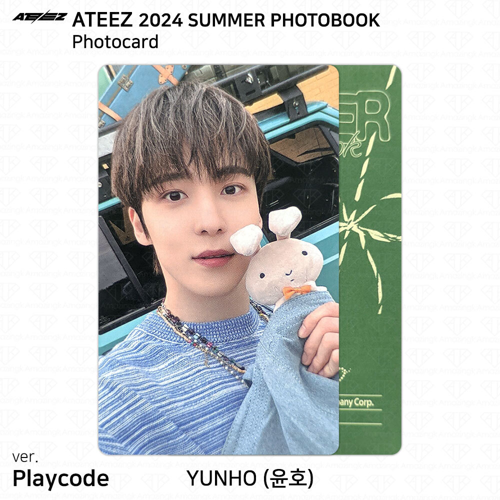 ATEEZ 2024 SUMMER PHOTOBOOK Photocard Postcard Slide Film ATEEZ 2024 SUMMER PHOTOBOOK Photocard Postcard Slide Film
