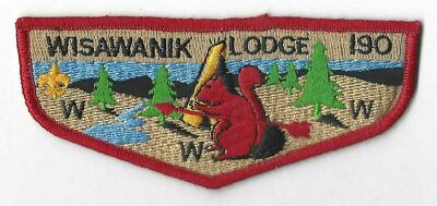 OA 190 Wisawanik WWW S8 Flap RED Bdr. Arbuckle Area OK [MO-1400]