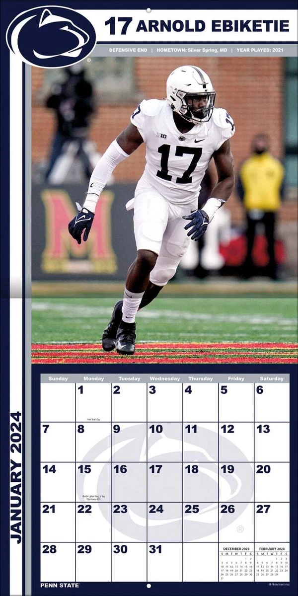 PENN STATE - 2024 WALL CALENDAR - BRAND NEW - 11816 | eBay