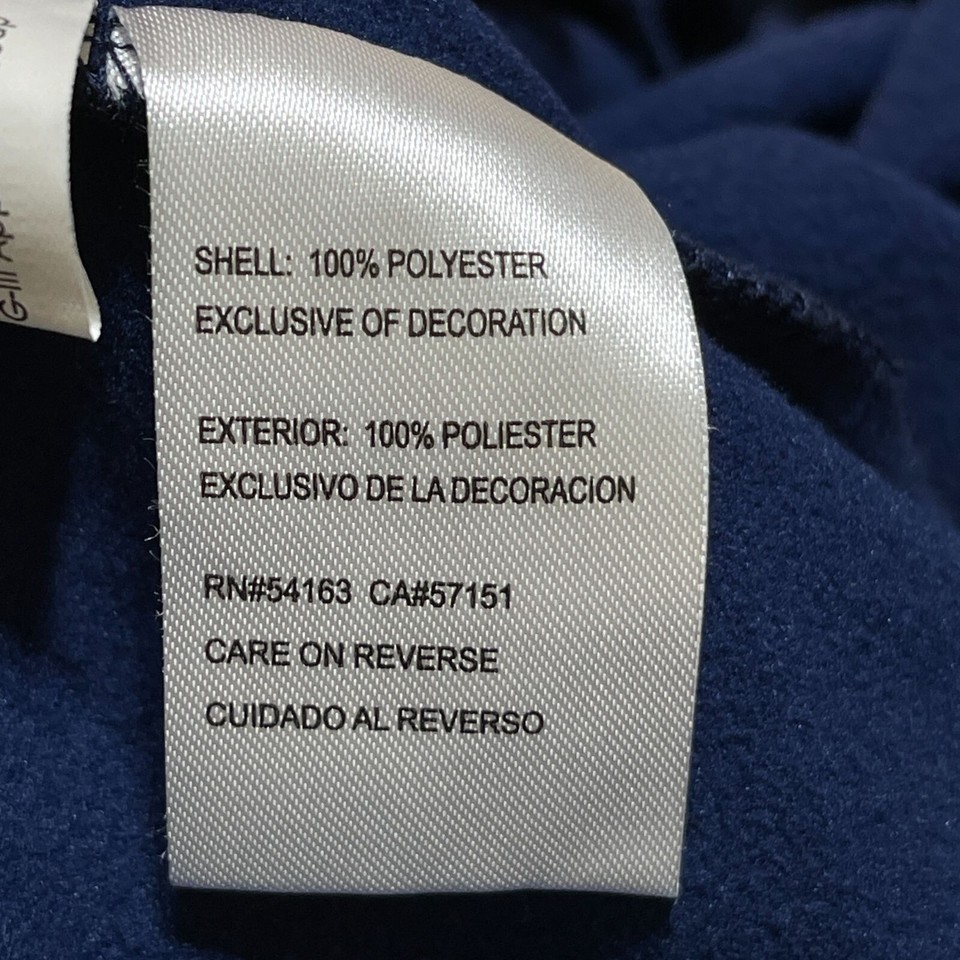 NFL Track Jacket Chest Spell Out Tennessee Titans Blue White Size XL