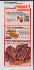 1964 Print Ad Nestle Morsels Recipe Chocolate Scotcheroos Kellogg's Rice Krispie