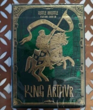 King Arthur Emerald Saga Edition Playing Cards New & Sealed Riffle Shuffle Deck 