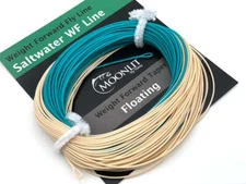 Moonlit Fly Fishing WF Salt Water Floating Fly Line Ocean Blue/Sand)