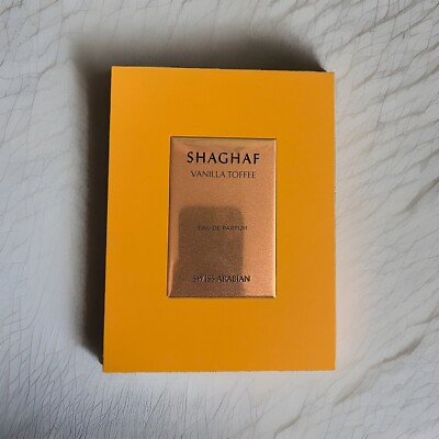 Shaghaf Vanilla Toffee EDP Perfume By Swiss Arabian 75ml. New in box.