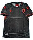 NEW ALBANIA JERSEY  T-SHIRT-BLACK NATIONAL JERSEY-ALBANIA  TEAM-AWAY