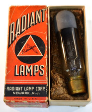 VINTAGE RADIANT PROJECTION LAMP 750W 120V T12 NEW IN BOX