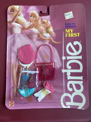 MATTEL Vintage 1986 MY FIRST BARBIE Easy On Fashions Doll Clothes