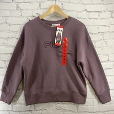 Fila SweatShirt Pull Over Womens Sz M Plum Purple NWT