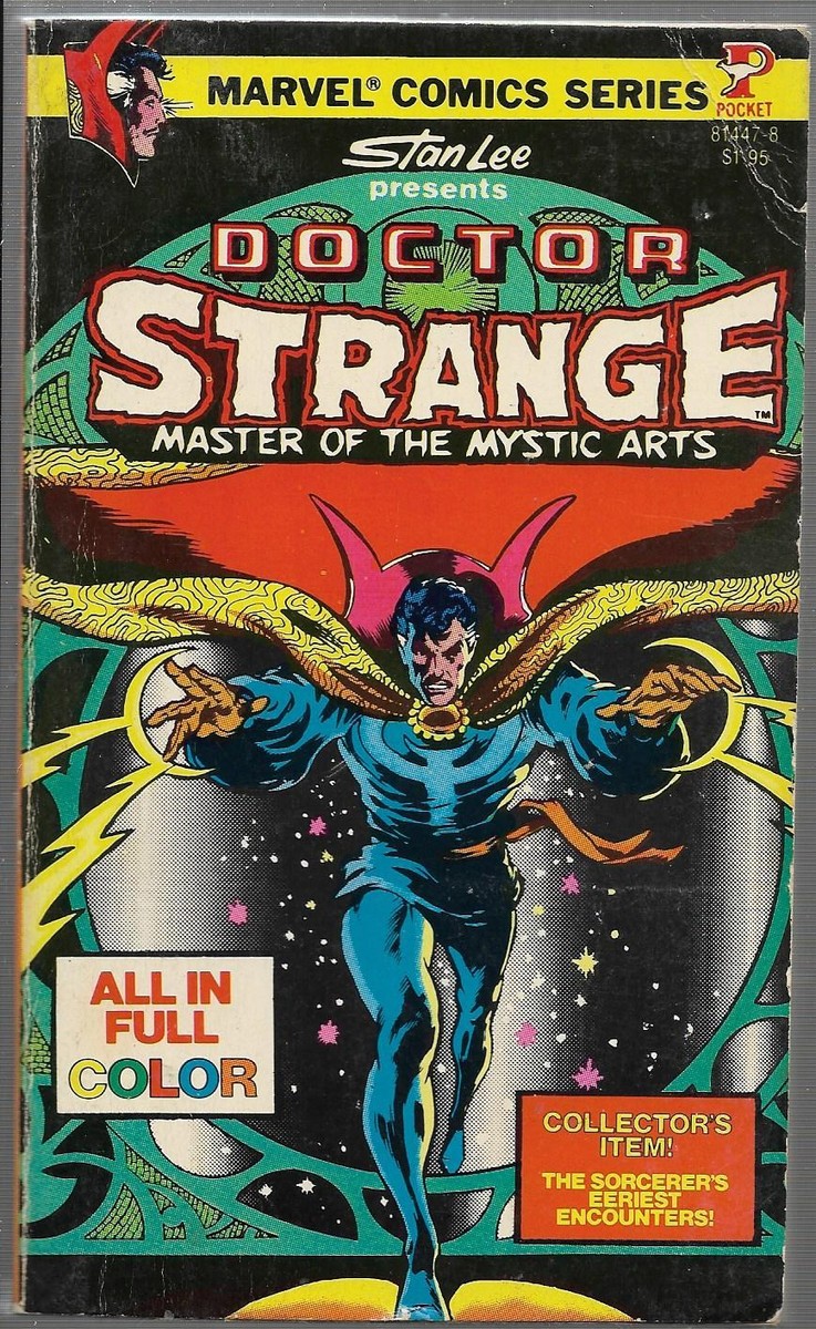 Arakni,Trap-Door Marvel　1枚 1978 Marvel Pocket Book in color Doctor Strange #1 First