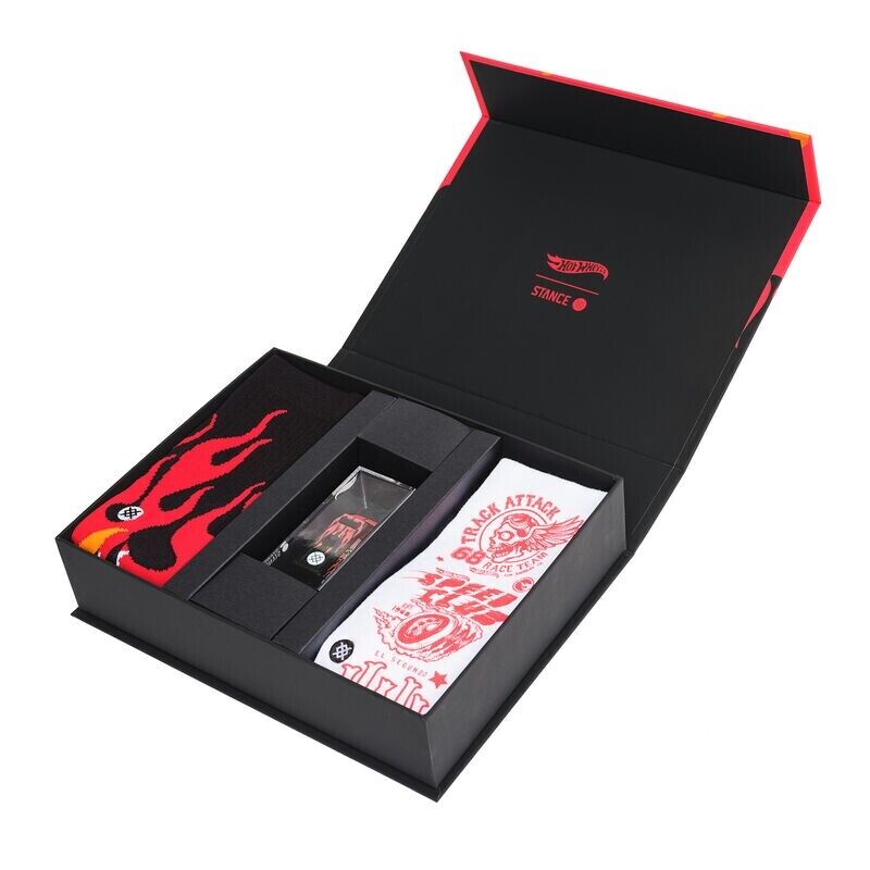 Stance x Hot Wheels Box Set | 2 Pairs of Socks | 1 Hot Stance x Hot Wheels Box Set | 2 Pairs of Socks | 1 Hot