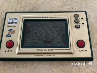 Nintendo Game & Watch Popeye ポパイ 動作確認済 Nintendo Game & Watch Popeye wide Japanese retro handheld