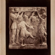 Johannes Nöhring Chorknaben Reproduktion Fotografie nach Luca Della Robbia 19 Jh