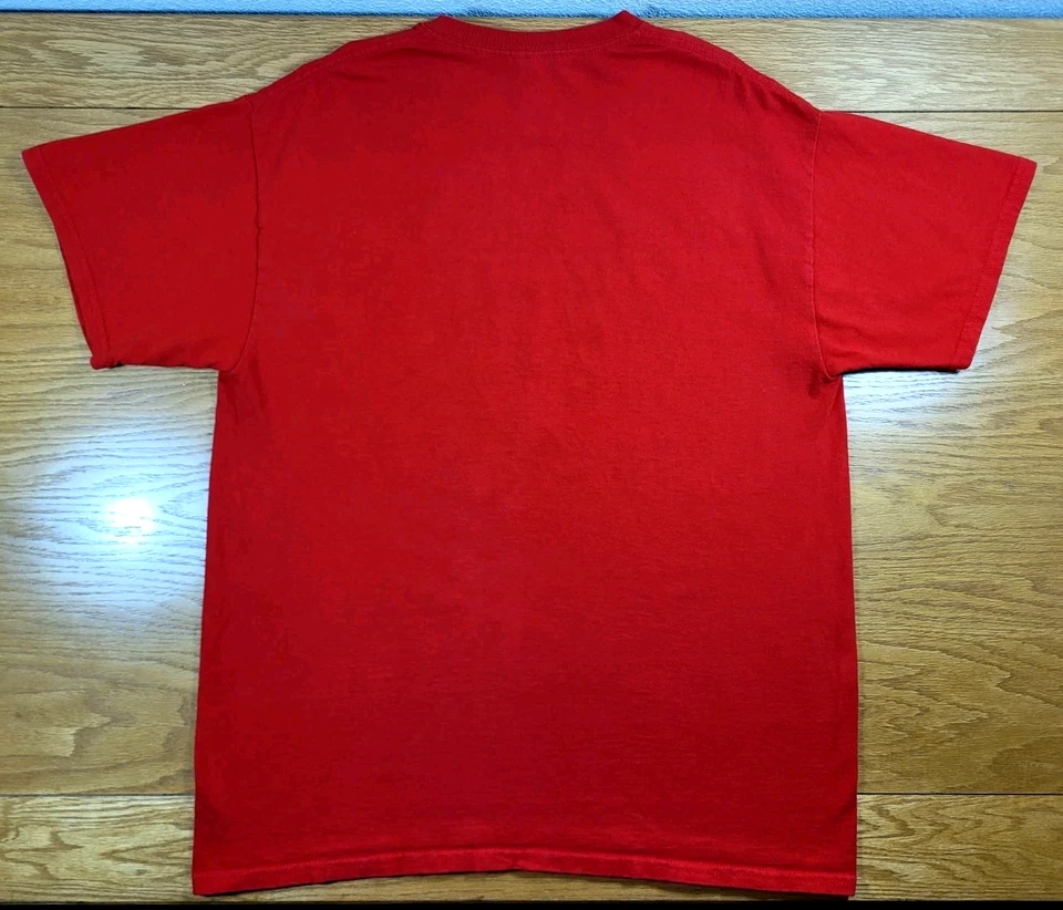 Camiseta Iowa Cubs Hombre Grande Roja Adulto Liga Menor - VENDIDA COMO ESTÁ, (pequeño agujero) Foto 4 de 4