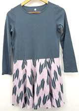 Tea Collection Girls Knee Length Dress Size 12 School Casual Long Sleeve Classic