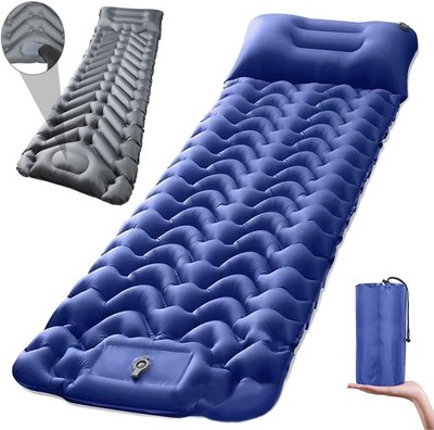 Isomatte selbstaufblasend Camping Luftmatratze Matratze Campingmatte Fußpumpe