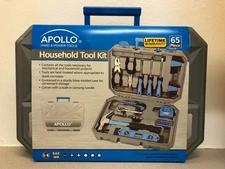 Apollo DT0001 Tools Household Tool Kit 65 pc