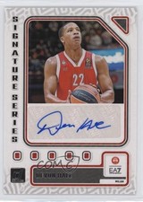 2023-24 Panini Donruss EuroLeague Signature Series Devon Hall #SS-HLL Auto 14dq