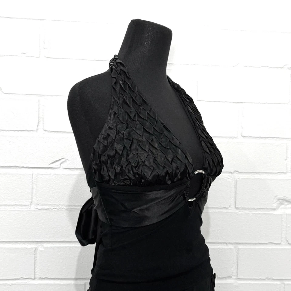 Ultra-Rare Stunning USA Vintage Y2K 'Arden B’ Elegant Halter Neck - image 3 of 4