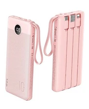  Portable Charger Power Bank, 10000mAh Travel Essentials Battery Pack, 5 Pink
