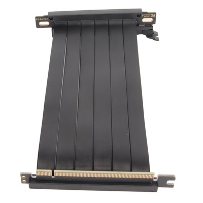 PCIE 3.0 X16 Riser Cable 180° High Speed Flexible Dual Reverse Connector GPU CHU