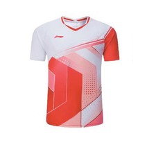 Li Ning Men's Table Tennis Badminton T-shirt Sports Short Sleeve Tee 25-120202